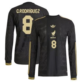Carlos Rodríguez #8 Mexico National Team 2025 Third Long Sleeve Jersey