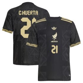 César Huerta #21 Mexico National Team 2025 Third Jersey