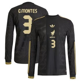 César Montes #3 Mexico National Team 2025 Third Long Sleeve Jersey