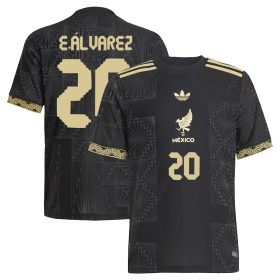 Efrain Álvarez #20 Mexico National Team 2025 Third Jersey