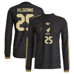 Hirving Lozano #25 Mexico National Team 2025 Third Long Sleeve Jersey