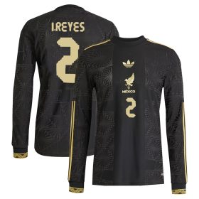 Israel Reyes #2 Mexico National Team 2025 Third Long Sleeve Jersey