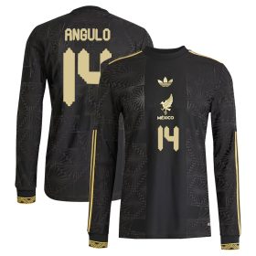 Jesús Angulo #14 Mexico National Team 2025 Third Long Sleeve Jersey