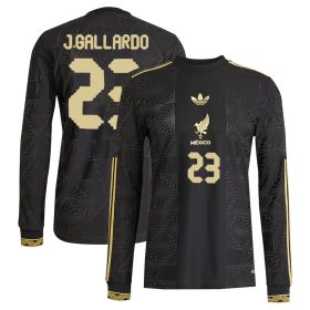 Jesús Gallardo #23 Mexico National Team 2025 Third Long Sleeve Jersey