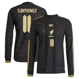Santiago Gimenez #11 Mexico National Team 2025 Third Long Sleeve Jersey