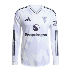 Manchester United 2025/26 Away Long Sleeve Player Jersey